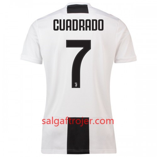 Juventus Fodboldtrøjer Cuadrado 7 Hjemmebanesæt 2018/19 Kort ærmer Juventus Fodboldtrøjer Cuadrado 7 Hjemmebanesæt 2018/19 Kort ærmer